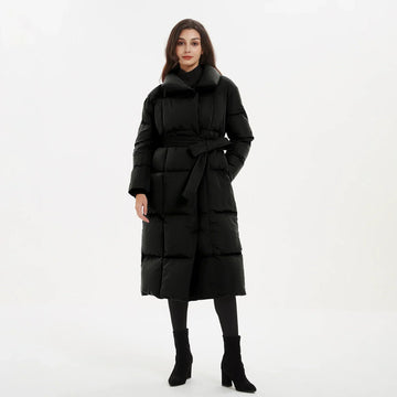 VORINABelted Long Puffer CoatWomen's Coats