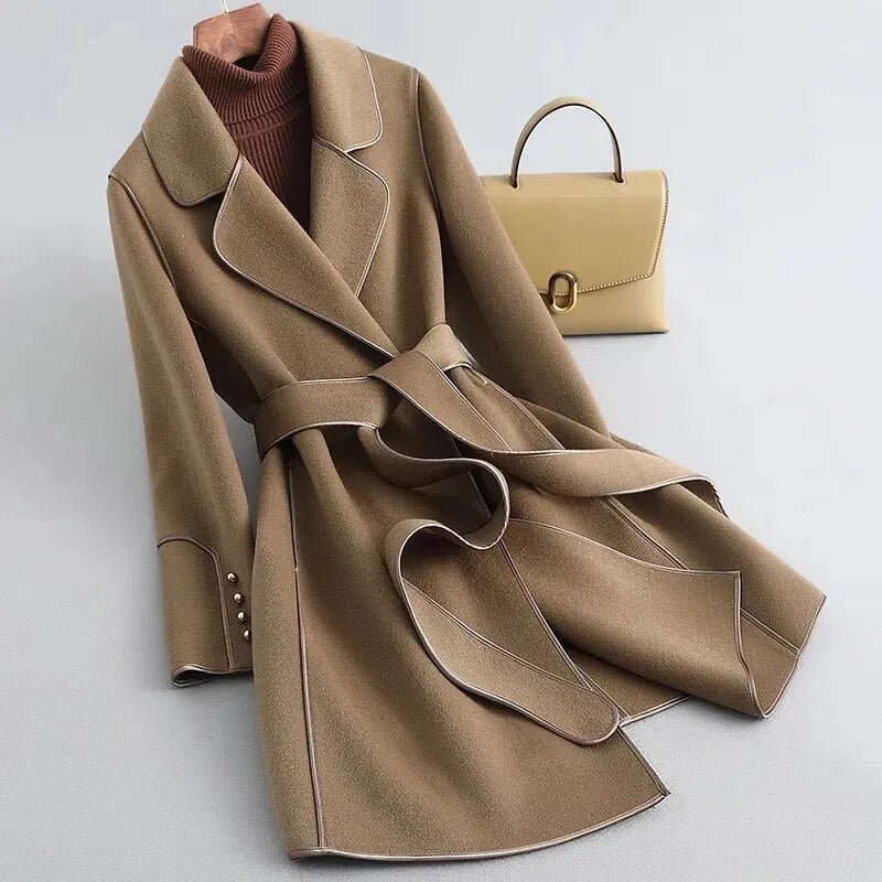 VORINABelted Wrap CoatWomens Coats