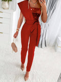 VORINABodycon Jumpsuit with SequinWomen's Jumpsuit