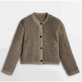 VORINAButtoned Sherpa CardiganWomen's Cardigan