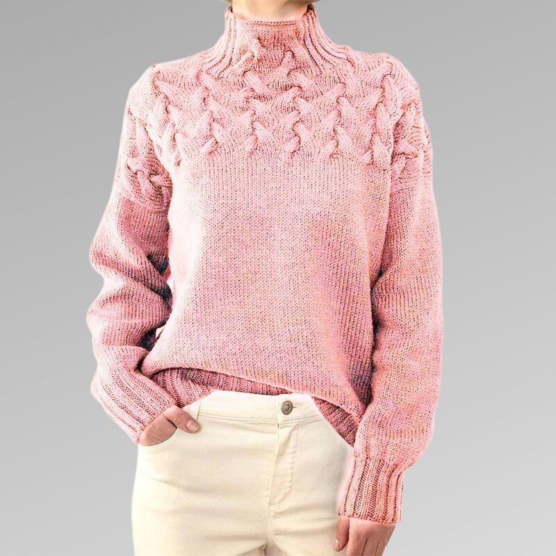 VORINACable - Knit High - Neck SweaterSweaters