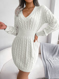 VORINACable Knit Sweater DressDress