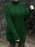 VORINAChunky Cable Knit SweaterWomen's Sweaters