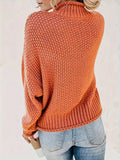 VORINAChunky Knit Turtleneck SweaterWomen's Sweaters