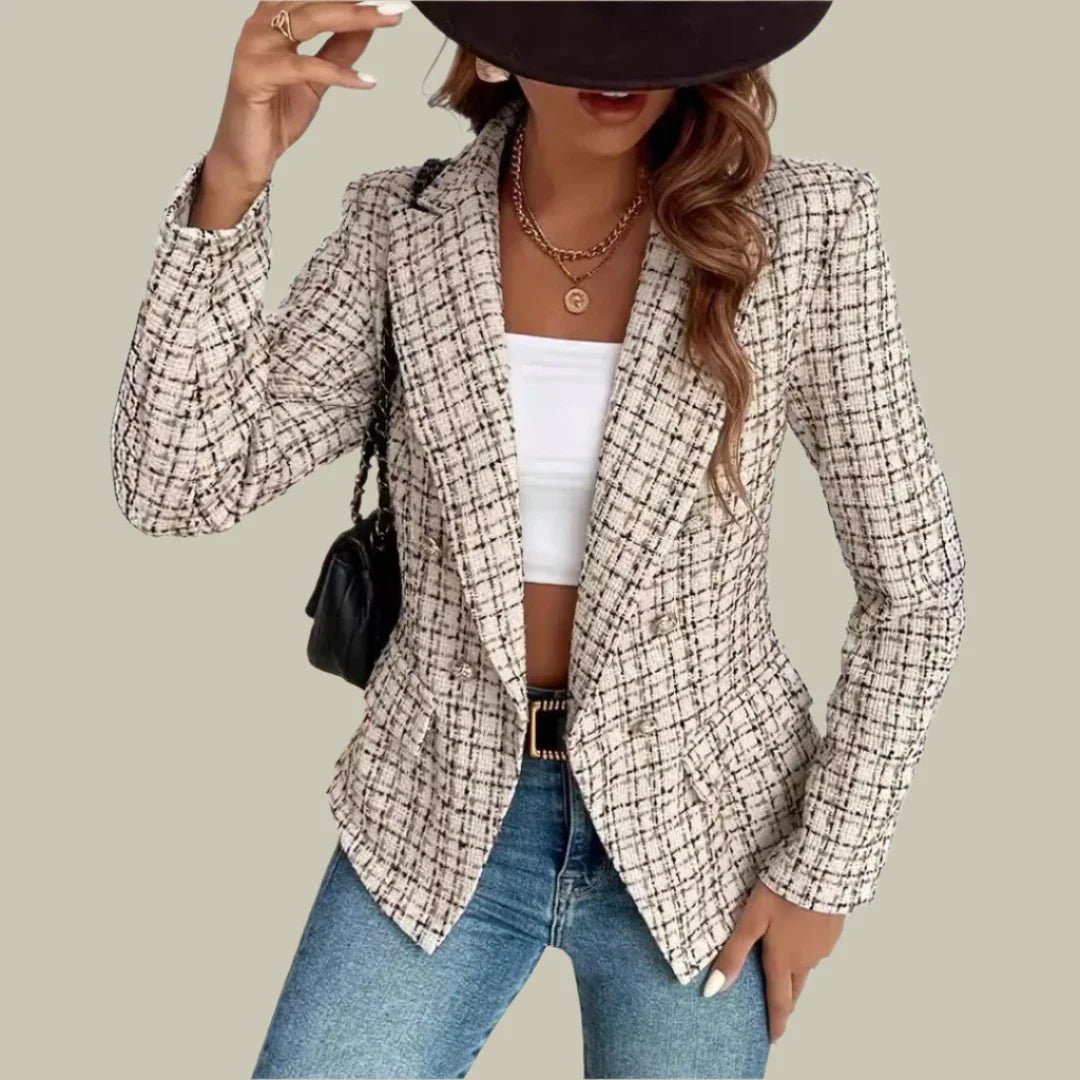 VORINAClassic Tweed BlazerWomen clothing