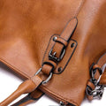 VORINAConvertible Leather HandbagLeather bag