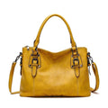 VORINAConvertible Leather HandbagLeather bag