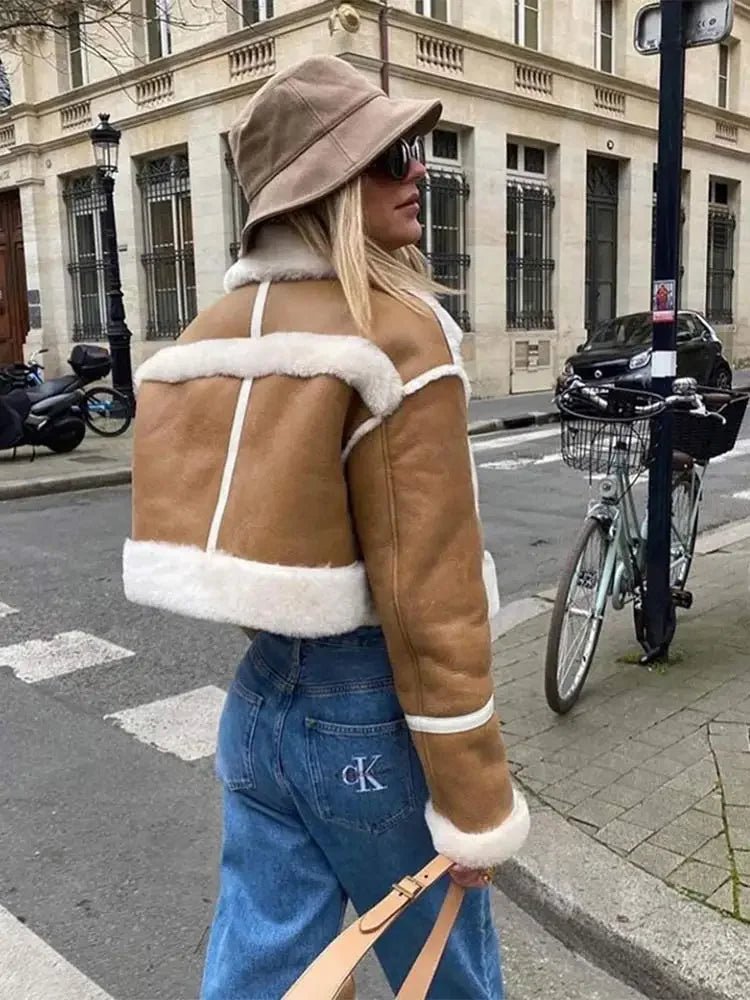 VORINACropped Shearling JacketWomen's Jacket