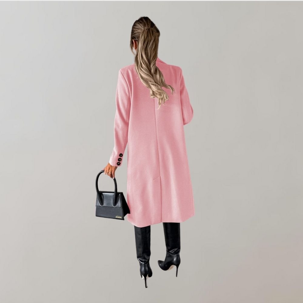 VORINADouble - Breasted Elegant OvercoatWomen's Coats