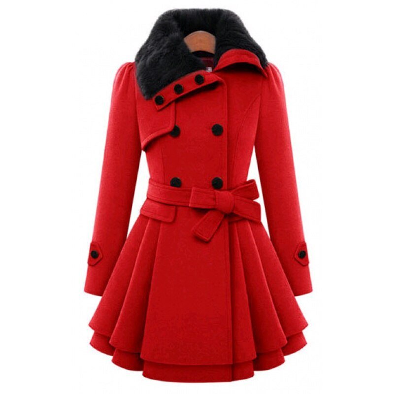 VORINADouble - Breasted Wool CoatWomen's Coats