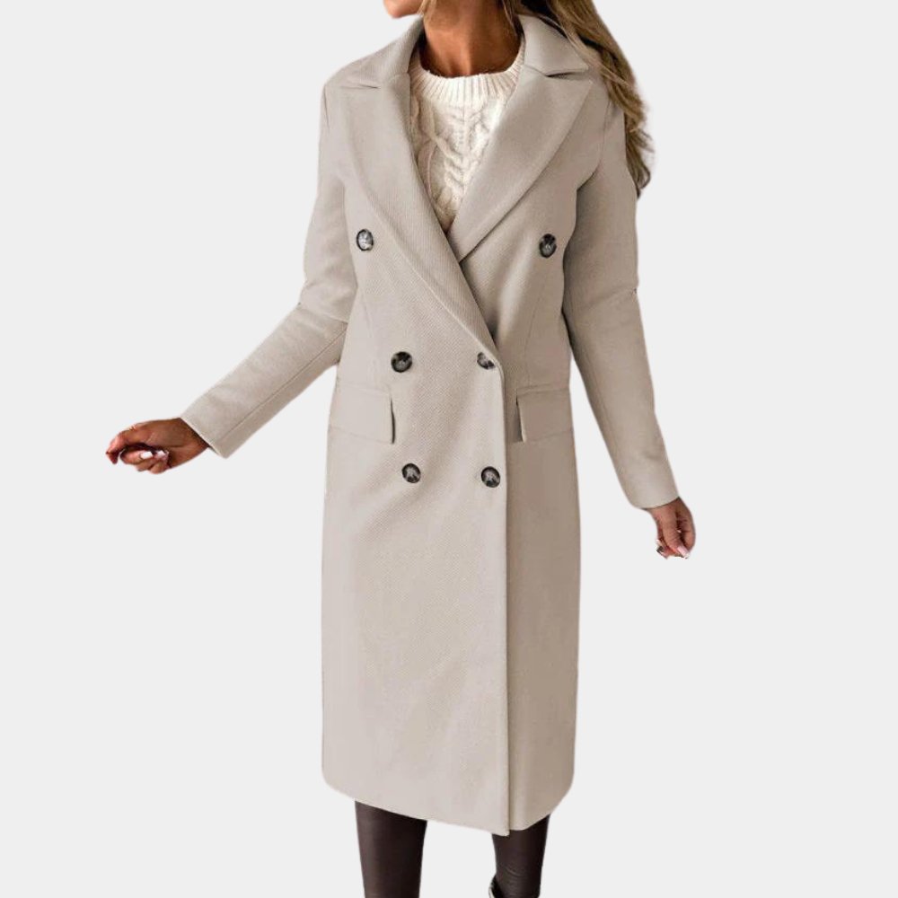 VORINADouble - Breasted Wool CoatWomen's Coats