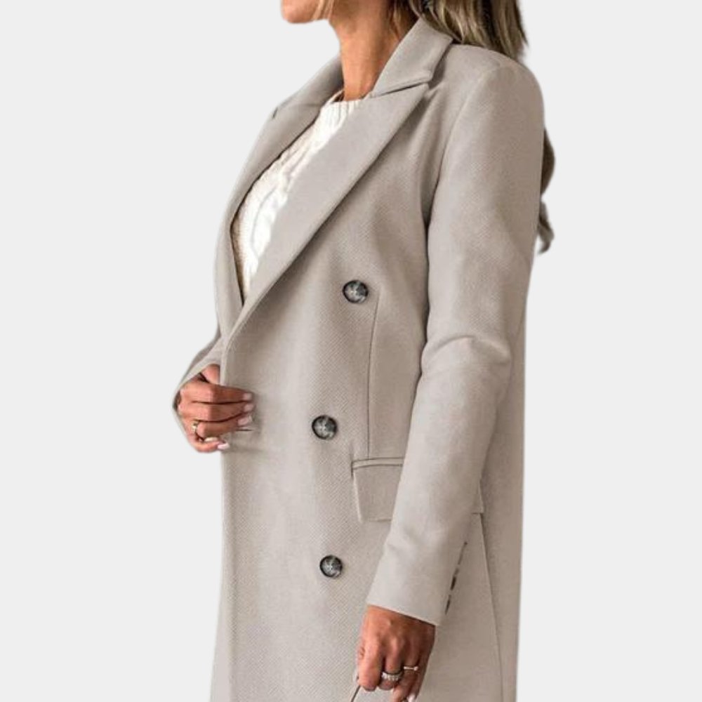 VORINADouble - Breasted Wool CoatWomen's Coats