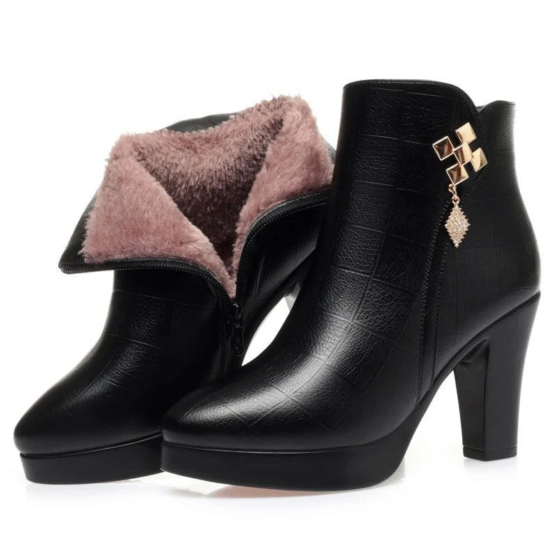 VORINAElegant Heeled Ankle BootsBoots