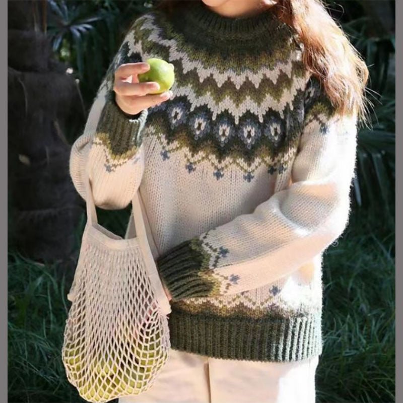 VORINAFair Isle Knit SweaterSweaters