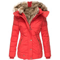 VORINAFaux Fur Hooded Puffer JacketJackets & Coats