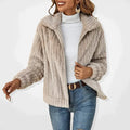 VORINAFaux Fur Zip JacketWomen's Jackets