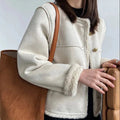 VORINAFaux Shearling Trim JacketWomen's Jacket