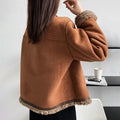 VORINAFaux Shearling Trim JacketWomen's Jacket