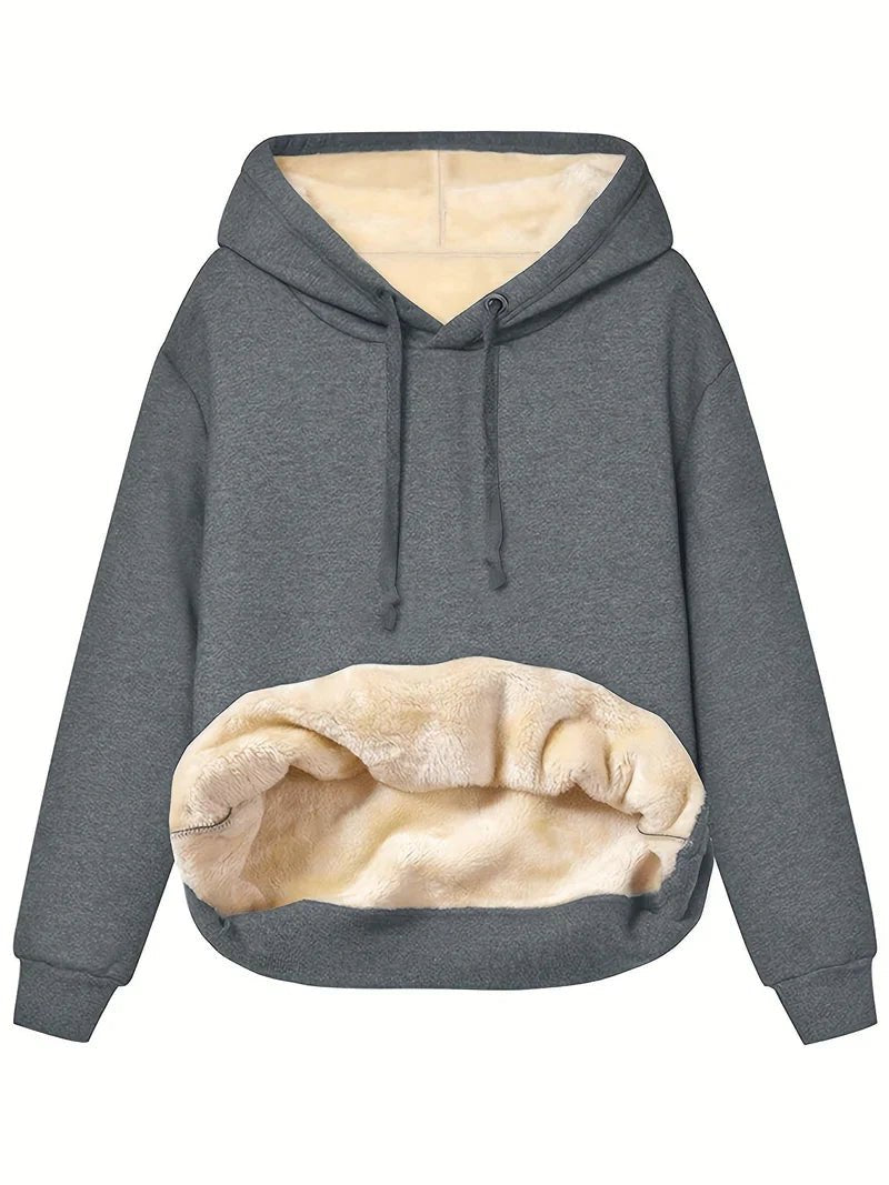 VORINAFleece - Lined Kangaroo Pocket HoodieCoats & Jackets