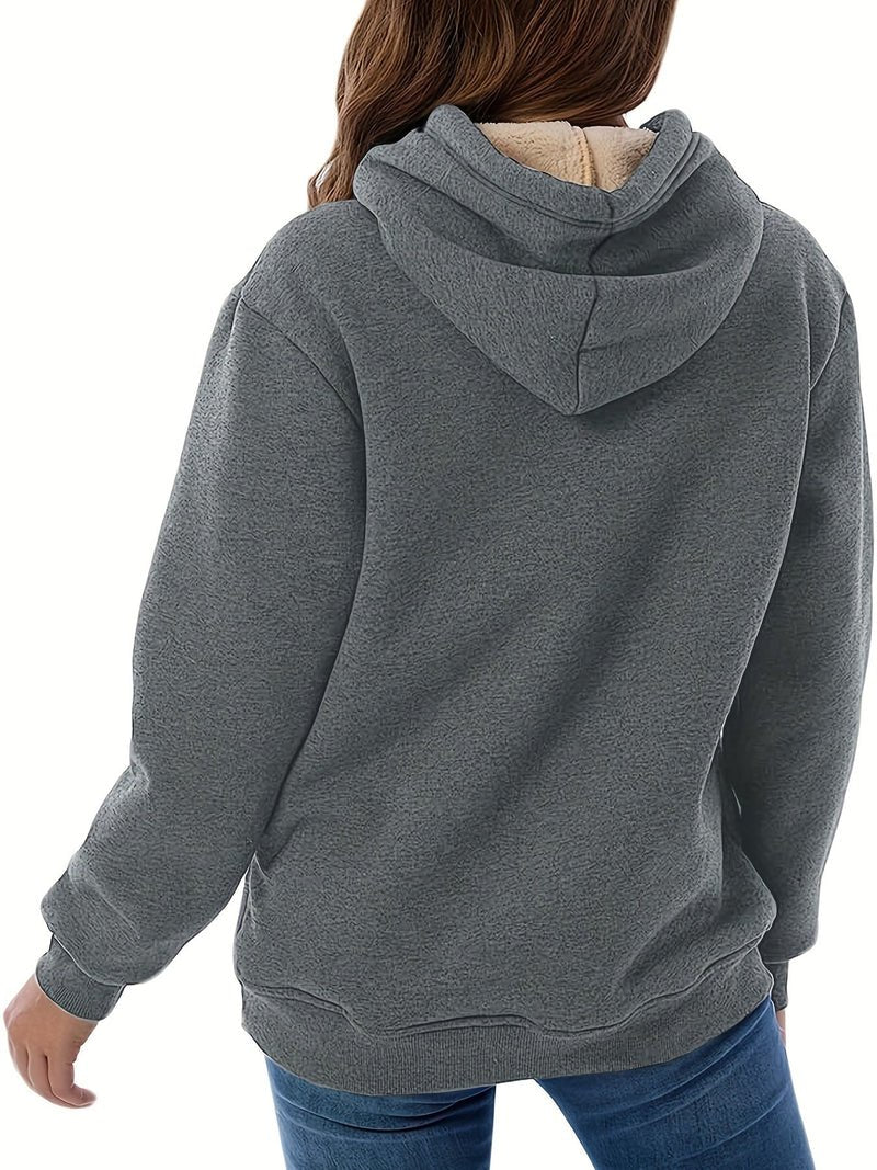 VORINAFleece - Lined Kangaroo Pocket HoodieCoats & Jackets