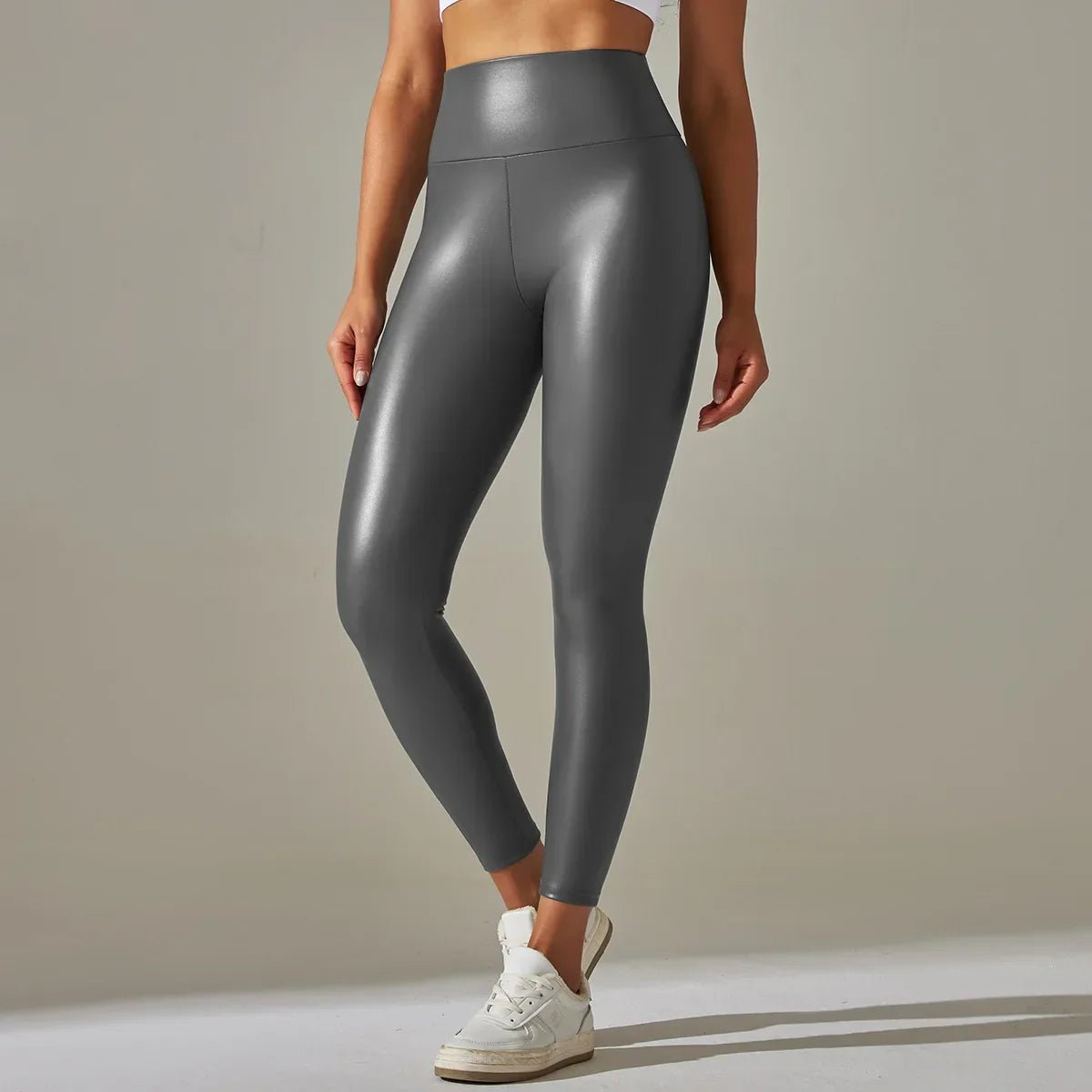 VORINAHigh - Waisted PU Leather LeggingsWomen's Leggings