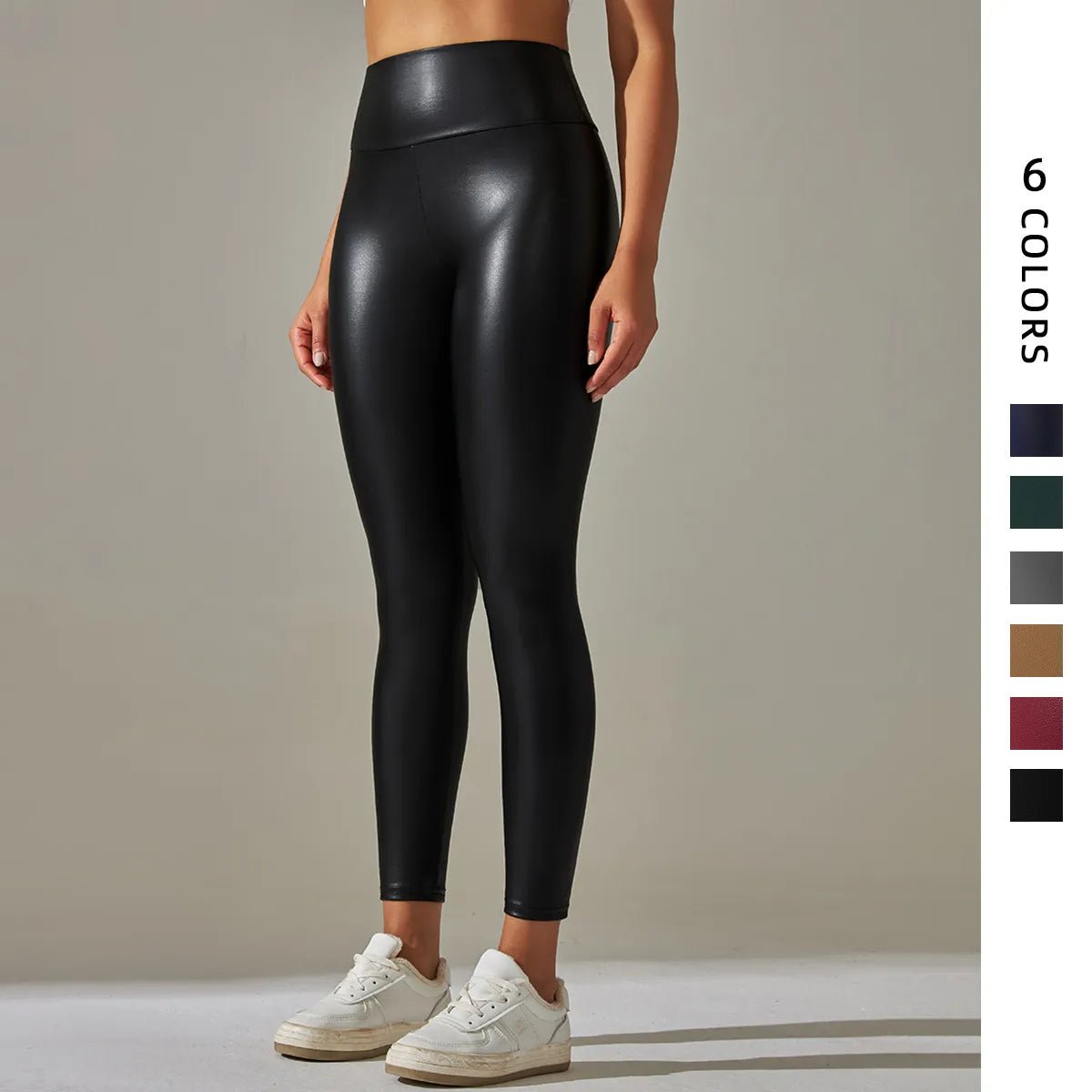 VORINAHigh - Waisted PU Leather LeggingsWomen's Leggings