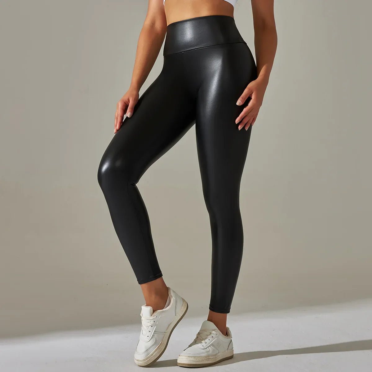 VORINAHigh - Waisted PU Leather LeggingsWomen's Leggings