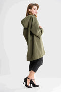 VORINAHooded Button CoatWomen's Jacket