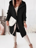 VORINAKnitted Hooded CoatWomen's Coats