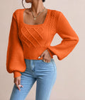 VORINAKnitted Square - Neck SweaterSweater