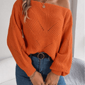 VORINAOff - Shoulder Knit SweaterWomen's Sweaters