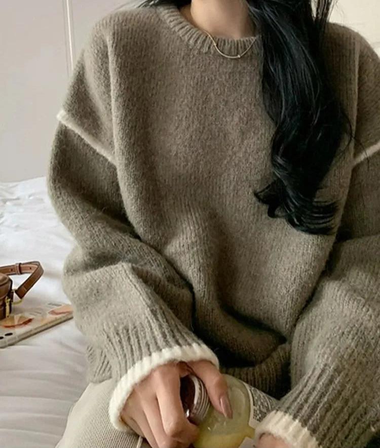 VORINAOversized Knit SweaterSweaters