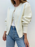 VORINAPearl Trim CardiganCardigan