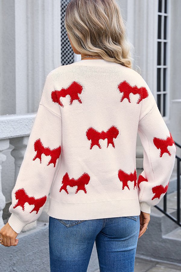 VORINAPlayful Pink Patterned SweaterSweater