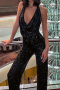 VORINASequin Jumpsuit with V - neckWomen's Jumpsuit