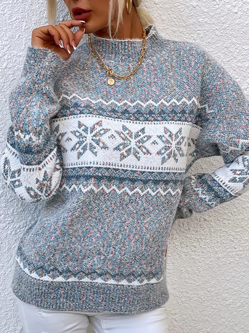 VORINASnowflake Knit SweaterSweater