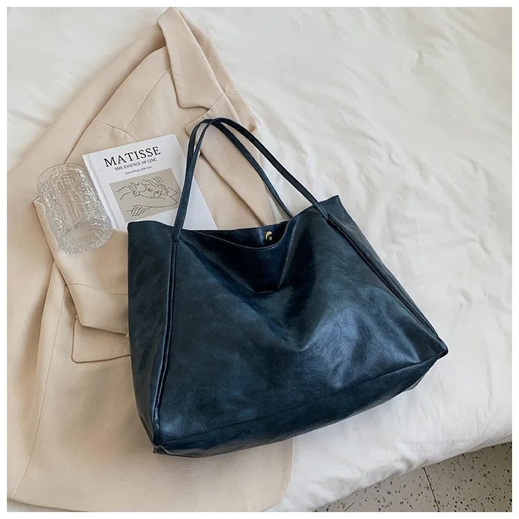 VORINASoft Leather Tote BagBags