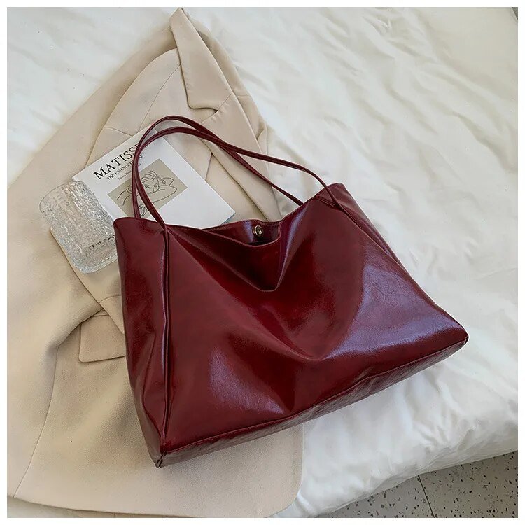 VORINASoft Leather Tote BagBags