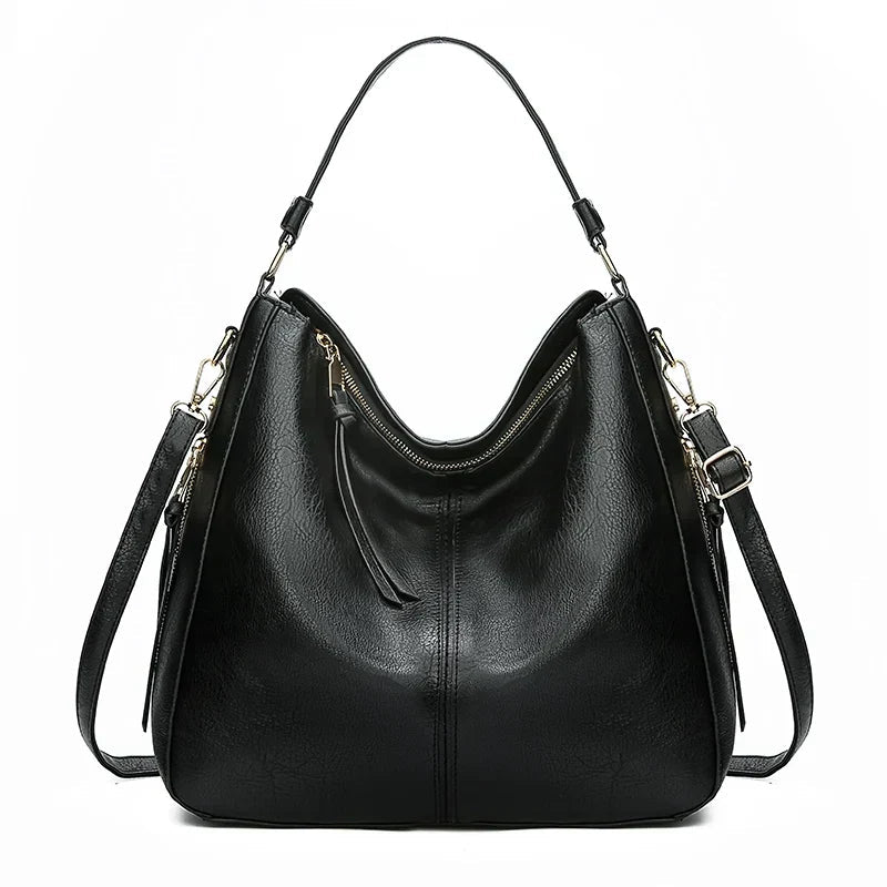 VORINASpacious Leather Shoulder BagWomen's Shoulder Bag