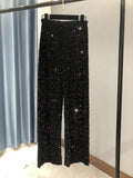 VORINAStraight Fit Sequin PantsWomen's Trouser