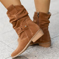 VORINASuede Slouchy Ankle Bootsboots