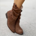 VORINASuede Slouchy Ankle Bootsboots