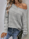 VORINATextured Knit SweaterWomen's Sweaters