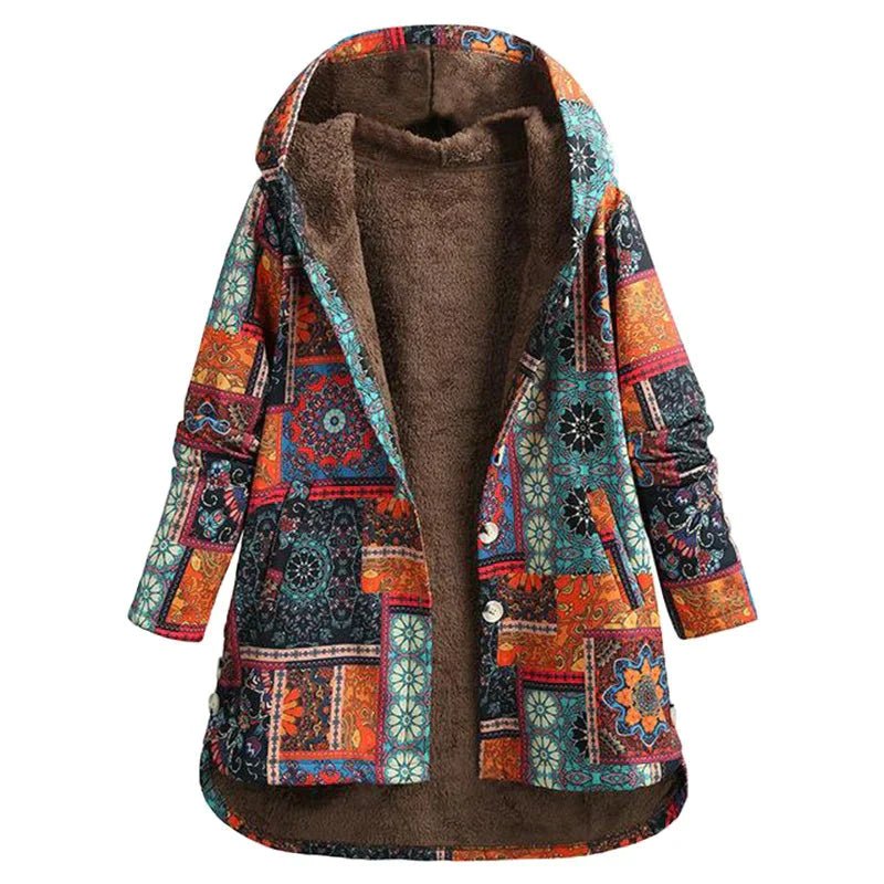 VORINAVintage Hooded Winter CoatWomen's Coats