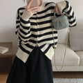 Vorina Luxury FashionVintage Striped SweaterWomens