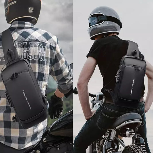 Icon™ Tasche | Neues Design Crossbody SideBag Anti-Diebstahl mit Ladegerät